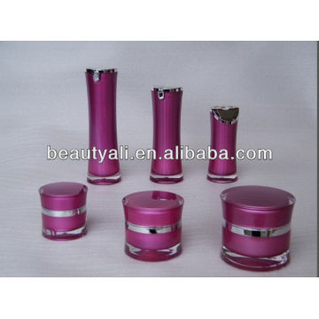 plastic acrylic cosmetic lotion bottle